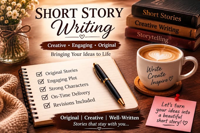 write short stories with creative and original content