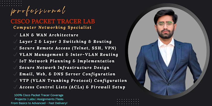 assist in cisco packet tracer labs on cisco packet tracer