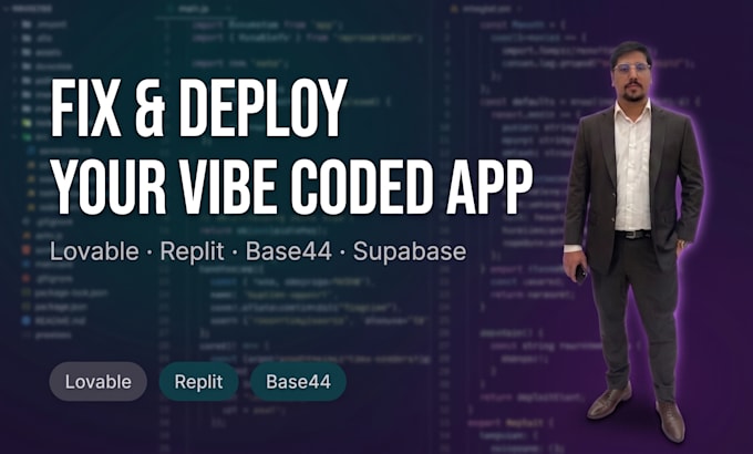 deploy, fix and migrate your lovable, replit, bolt or base44 app