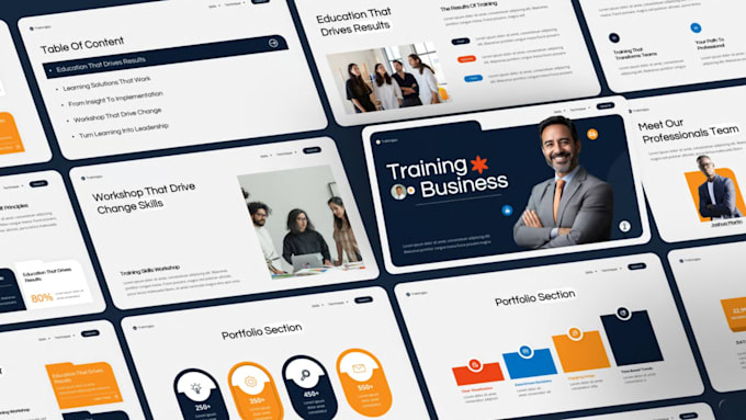 redesign editable powerpoint presentation sales pitch deck company ppt template