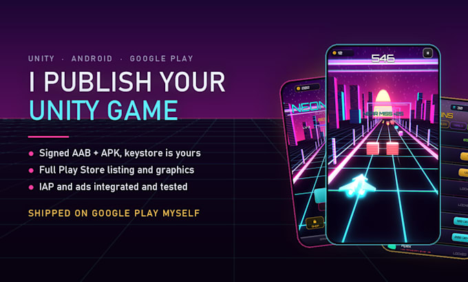 build sign and publish your unity game to google play