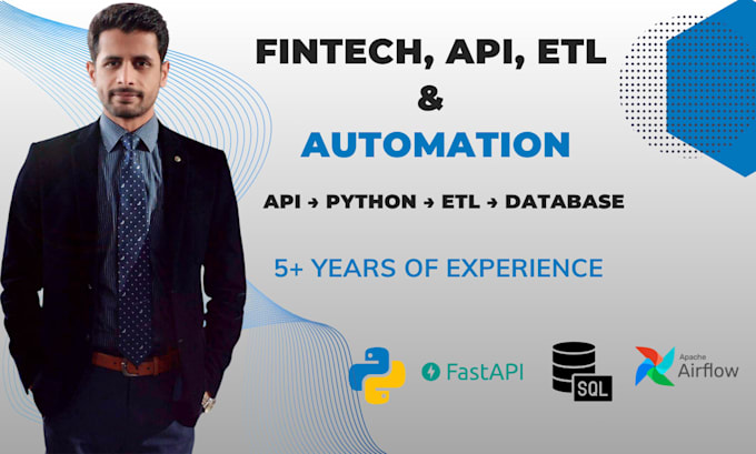 build financial apis, etl pipelines and python automation