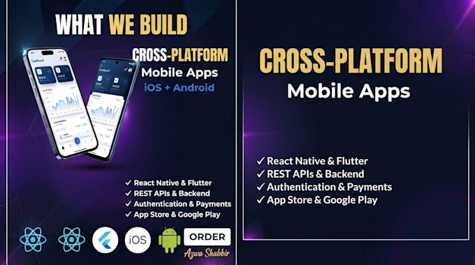 develop a react native app for ios and android
