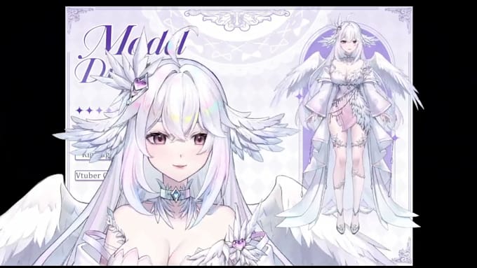 design and rig pro live2d vtuber model for vtube studio