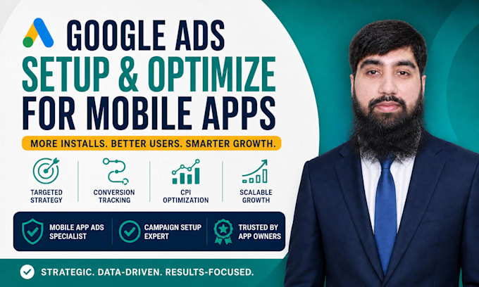 set up and optimize google ads campaigns for mobile apps