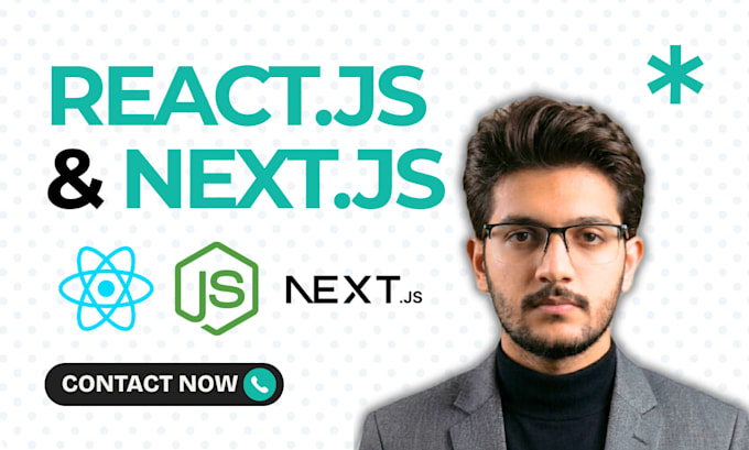 build a modern next js or react website