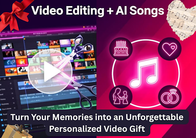 create a personalized video gift with an original custom song