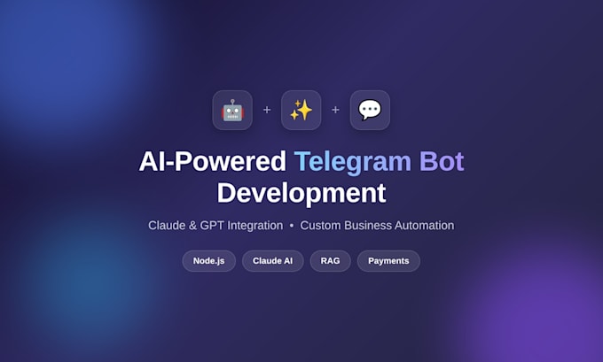 build an ai powered telegram bot with claude integration