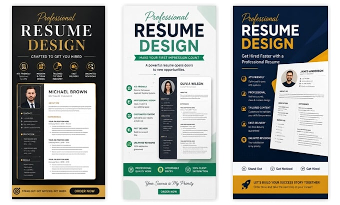 design creative resume in photoshop