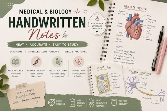 draw medical and biology illustrations
