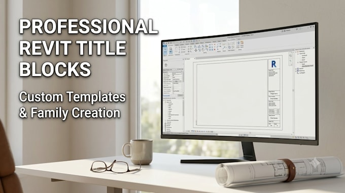 create and customize parametric revit autocad title block families