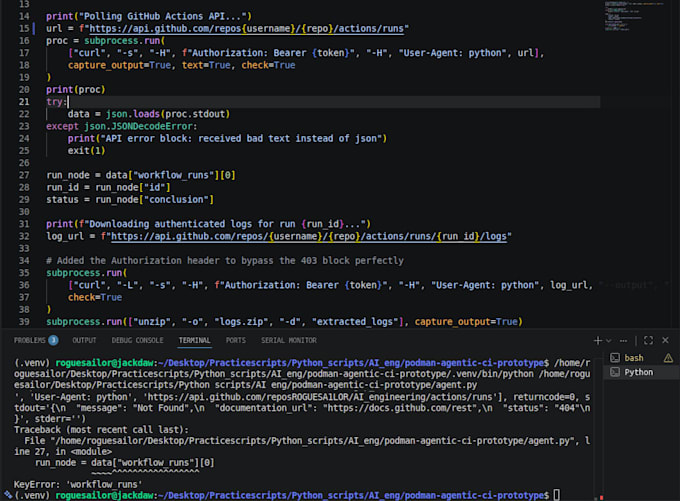 fix your broken ai generated code and debug python scripts