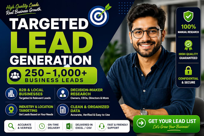 do targeted lead generation and prospect list building