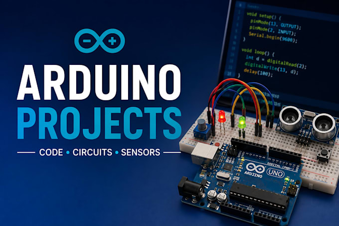 develop arduino projects, programming and circuit simulation