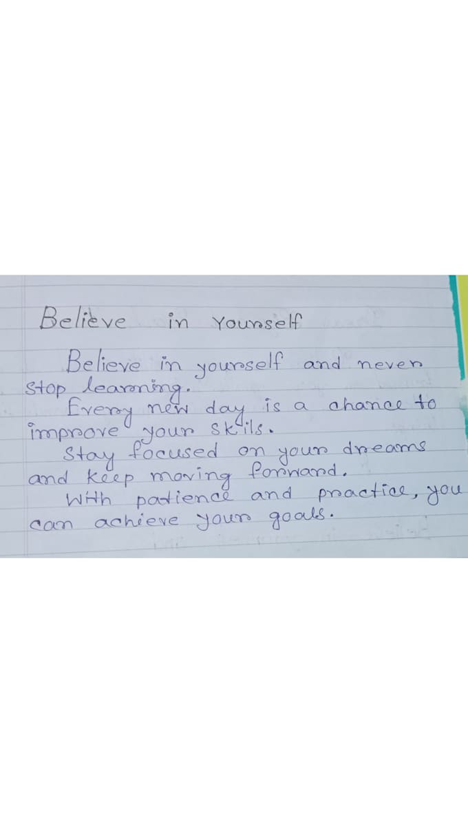 do handwriting, typing and translation services