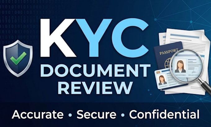 review your kyc and onboarding documents for completeness