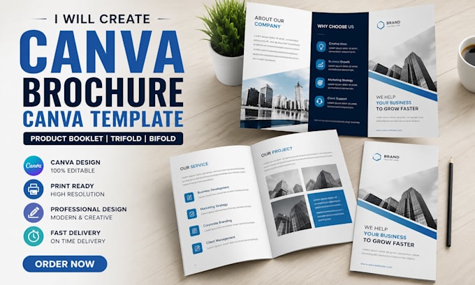 create canva brochure canva template product booklet trifold brochure