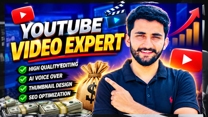 be your faceless youtube video editor and content creator