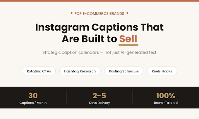 create a strategic instagram caption calendar for your ecommerce brand