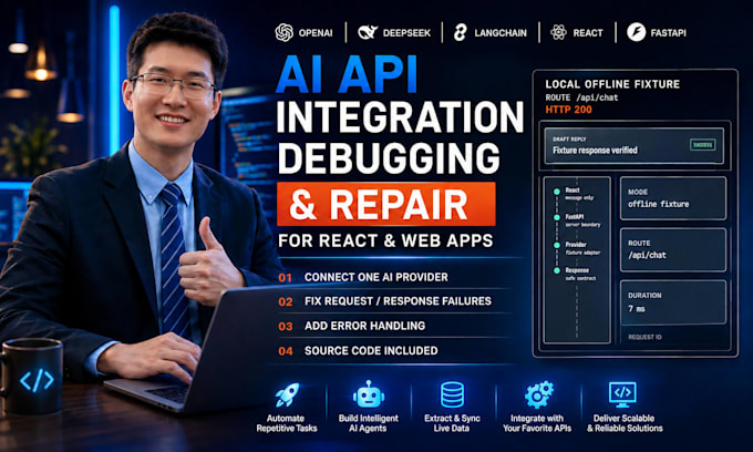 expert ai llm API integration and fixes