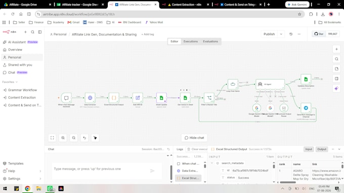 setup n8n workflows for your mundane jobs