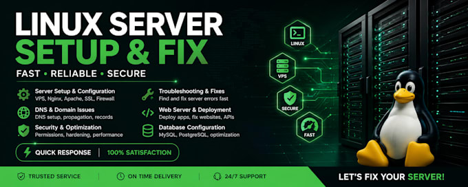fix linux server, vps, nginx and deployment issues