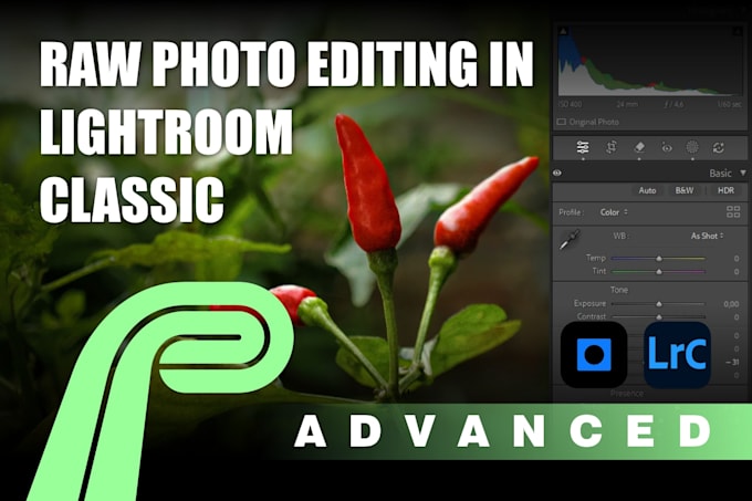 do a creative edit using lightroom classic and topaz photo