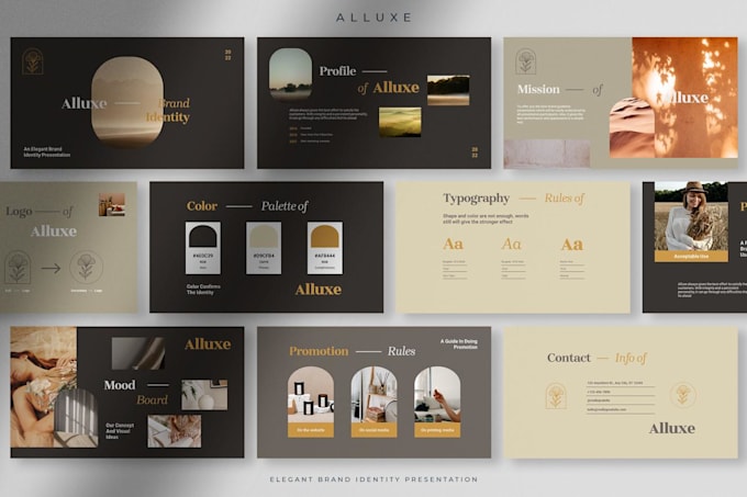 create a luxury brand identity and professional branding