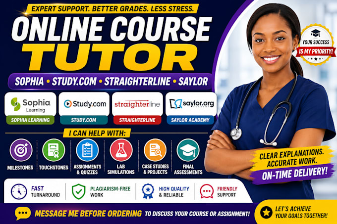 do sophia, straighterline, umpi, purdue global, studycom, wgu