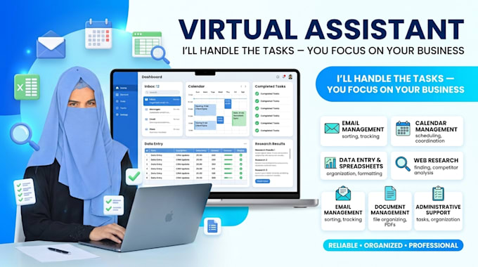 be your reliable virtual assistant for email scheduling and admin tasks
