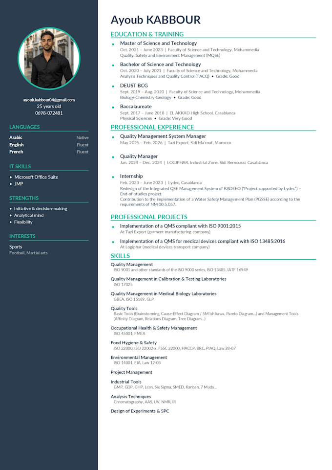 develop and implement a qms compliant with iso 9001 and iso 13485