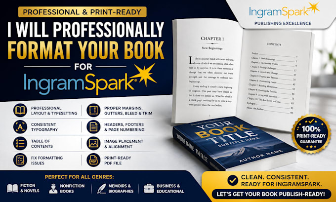 professionally format your book for ingramspark