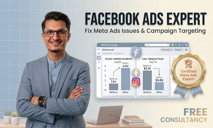 be your facebook ads expert and fix your meta ads issues