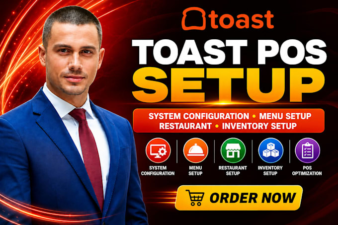 setup toast pos system configuration menu restaurant