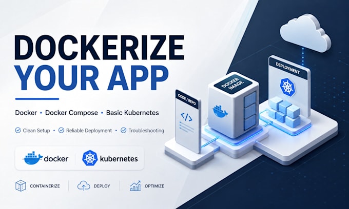 containerize and deploy your application with docker or kubernetes