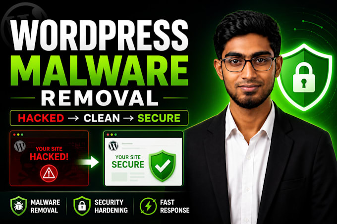 remove wordpress malware and fix hacked website