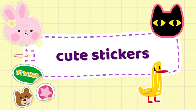 sell very cute stickers