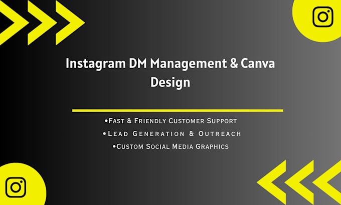 be your virtual assistant for instagram dm management and canva design