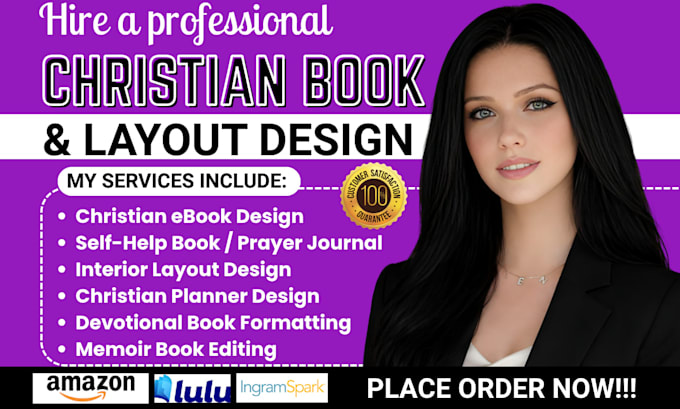 do christian book, spiritual self help journal layout design for amazon kdp