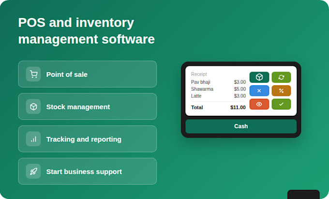 develop pos point of sale software