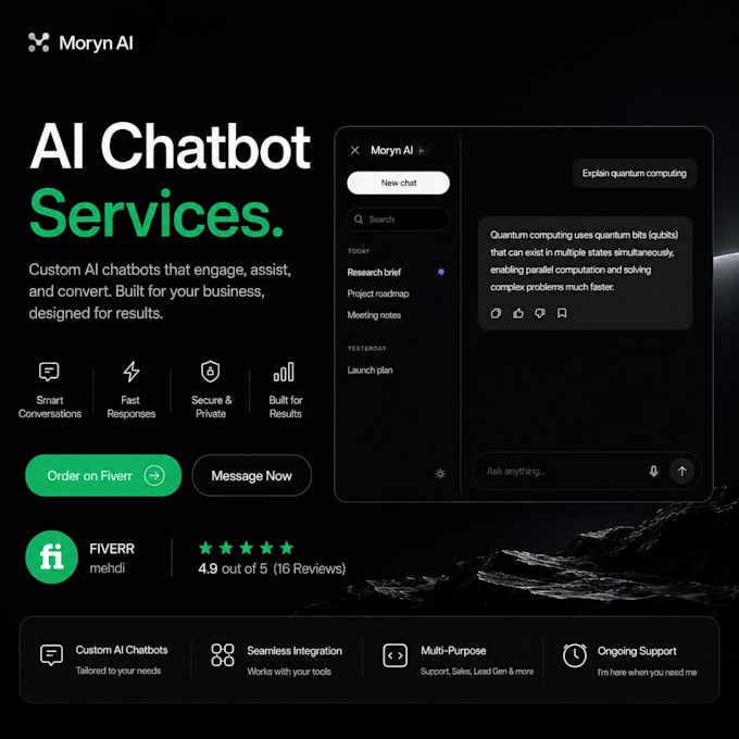 develop a custom chatbot