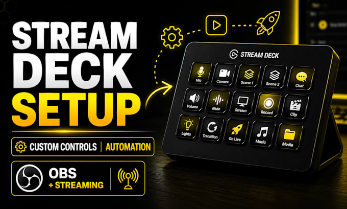 setup and customize your stream deck for streaming and automation
