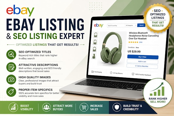 do etsy listing,ebay product listing,etsy seo