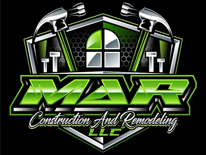 create a awesome construction logo for your company
