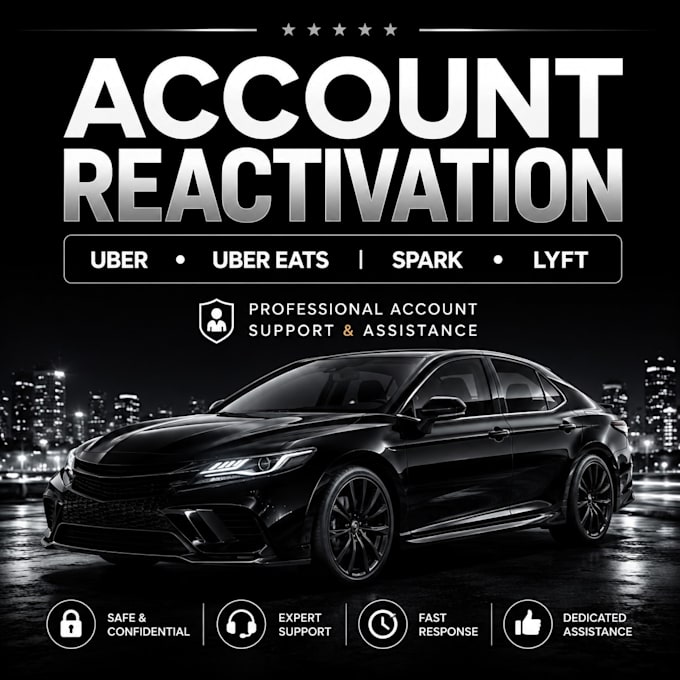 uber eat reactivation, amazon flex reactivation, uber reactivation, lyft fix