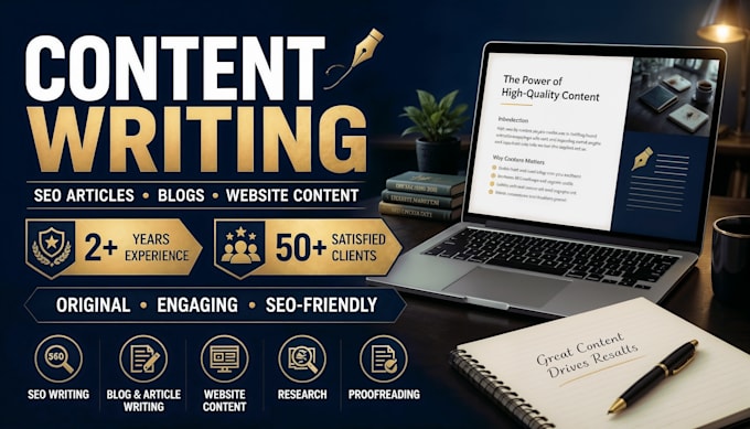 write engaging SEO content , blogs, articles ,website content