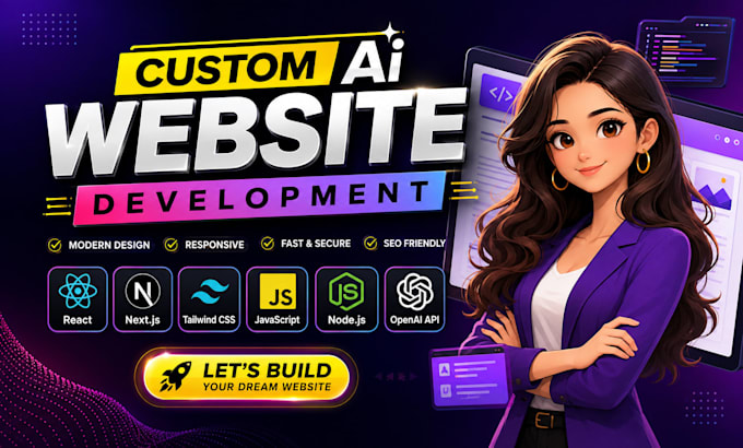 build a custom ai website with chatbot and modern ai features