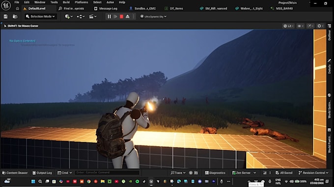 develop unreal engine mobile game 2d 3d game development