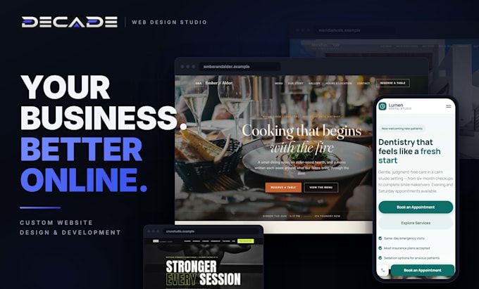design and develop a professional small business website