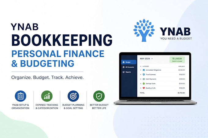 do bookkeeping personal finance budgeting on ynab